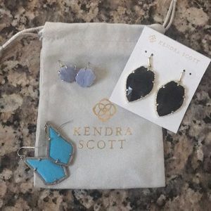 3 pairs of Kendra Scott Earrings
